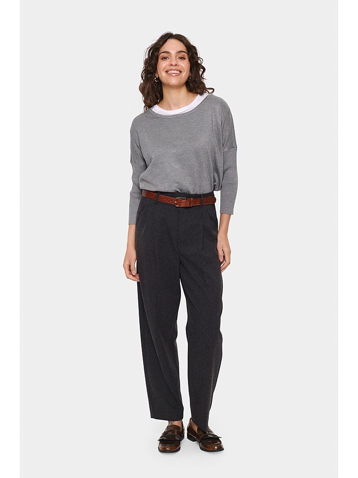 SAINT TROPEZ Sweter w kolorze szarym rozmiar: XS