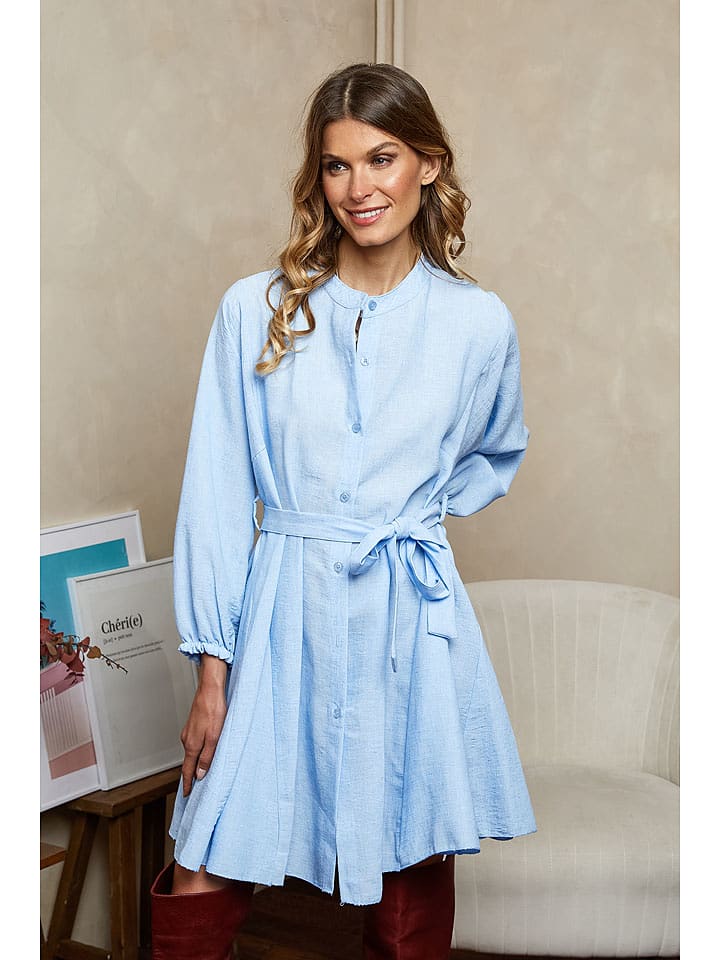 Joséfine Sukienka "Damiani" w kolorze błękitnym rozmiar: S