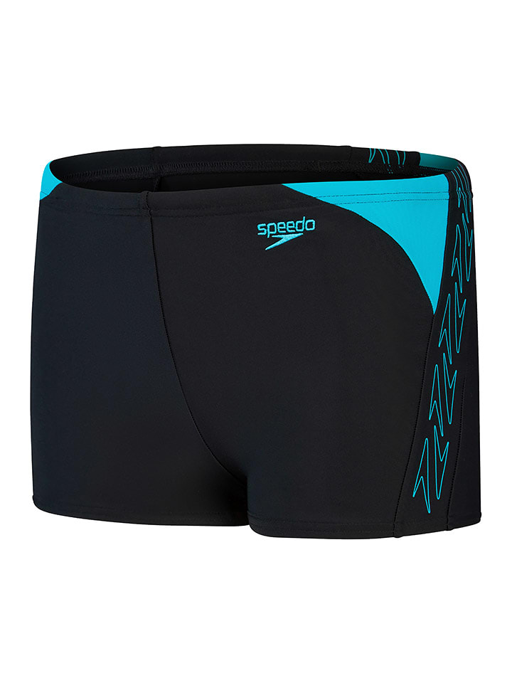 Speedo Kąpielówki "Eco Hyoerboom" w kolorze czarno-błękitnym rozmiar: 152