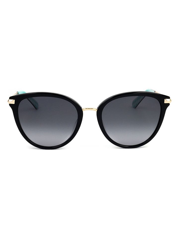 Kate Spade Damskie okulary przeciwsłoneczne w kolorze złoto-czarno-granatowym rozmiar: 53