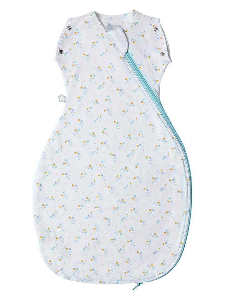 tommee tippee Śpiworek w kolorze biało-turkusowym rozmiar: 50-62