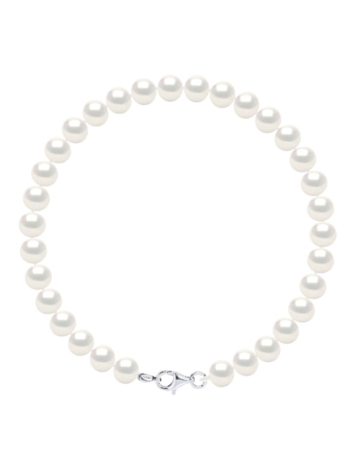Pearline Bransoletka z perłami w kolorze białym rozmiar: onesize