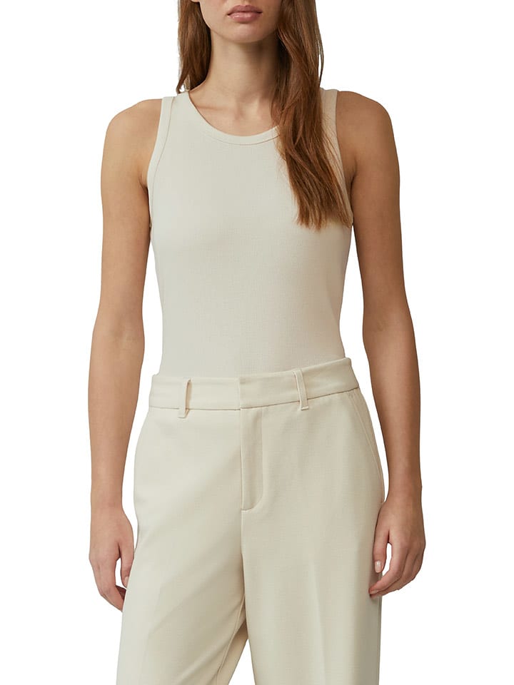 s.Oliver Top w kolorze beżowym rozmiar: 46