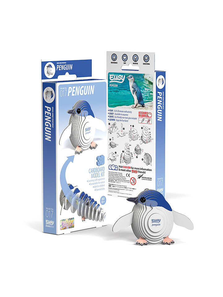 Eugy Zestaw 3D do majsterkowania "Pinguin" - 6+ rozmiar: onesize