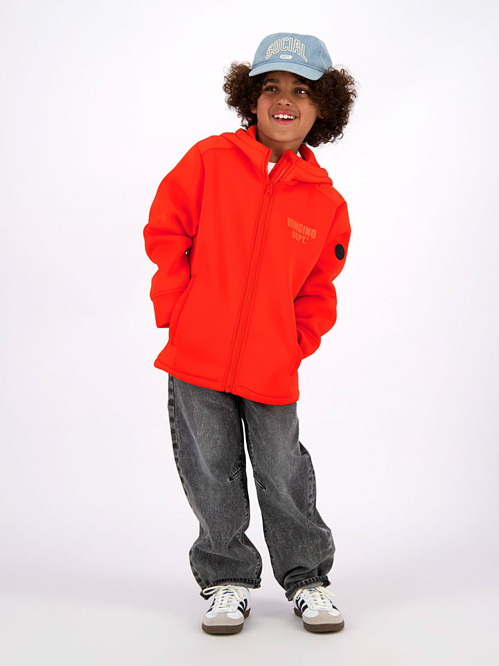 Vingino Kurtka polarowa "Thers" w kolorze czerwonym rozmiar: 176