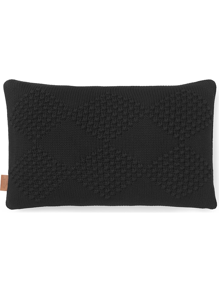 Juna Poduszka "Diamant" w kolorze czarnym rozmiar: 60x40 cm