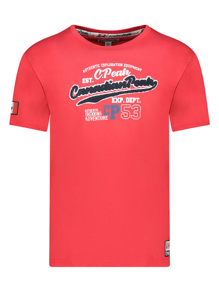 Canadian Peak Koszulka "Jurbeak" w kolorze czerwonym rozmiar: M