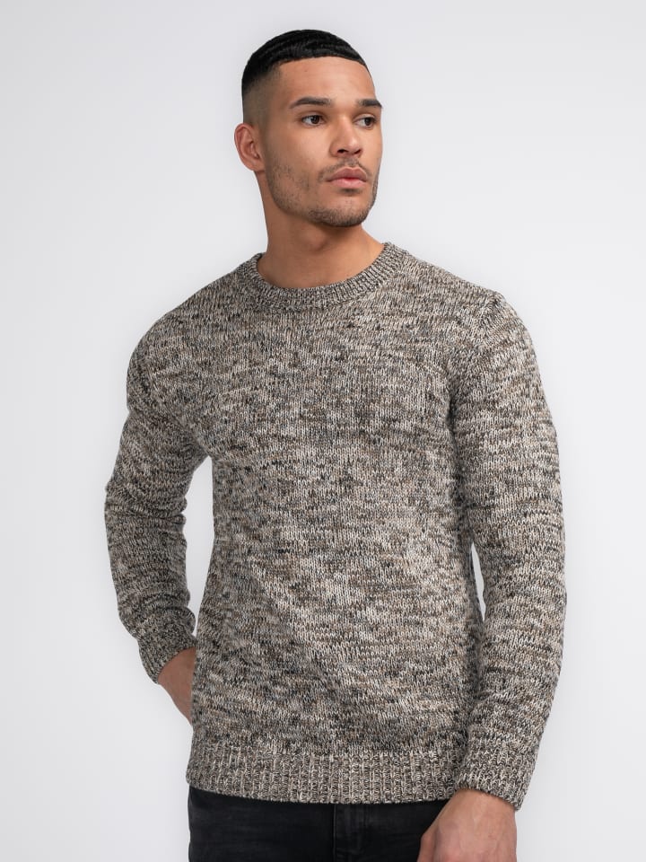 Petrol Industries Sweter w kolorze beżowym rozmiar: XXL