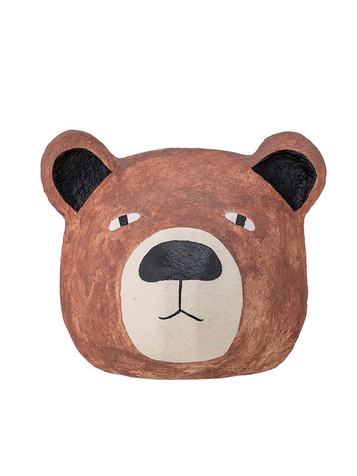 Bloomingville mini Dekoracja ścienna "Teda" w kolorze jasnobrązowym - 29 x 24 x 25,5 cm rozmiar: onesize