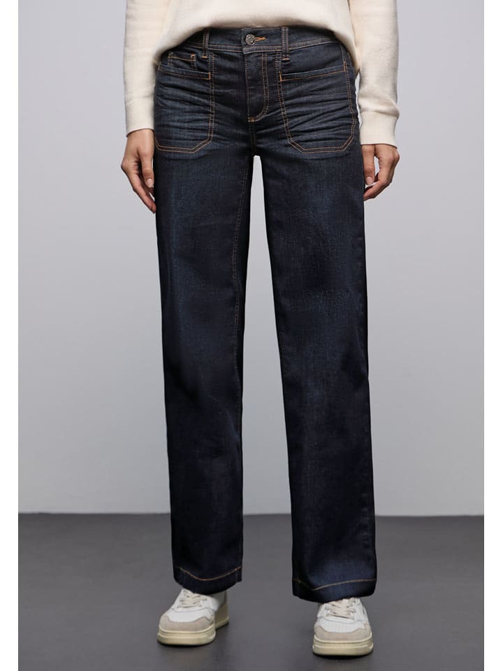 Street One Dżinsy - Comfort fit - w kolorze granatowym rozmiar: W29/L32