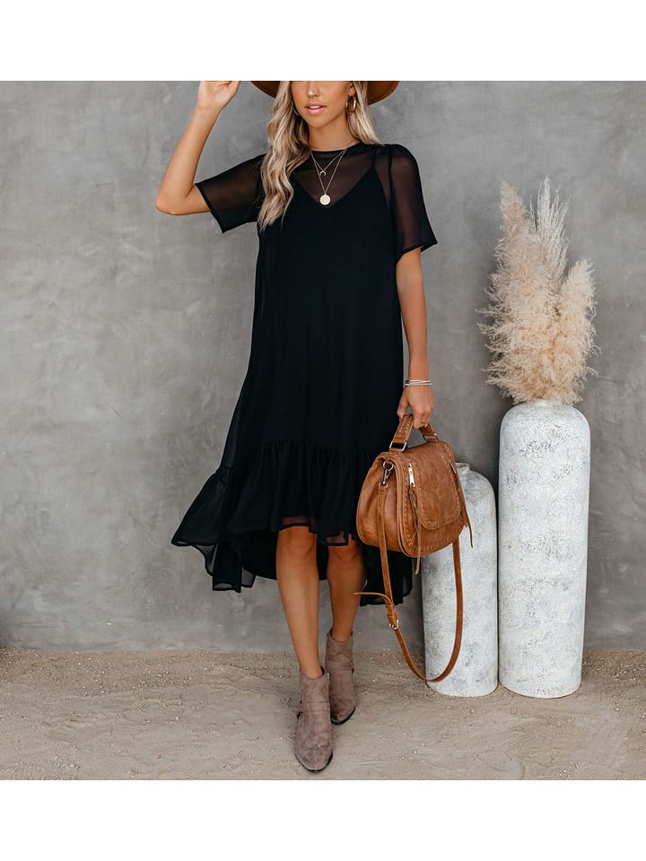 Milan Kiss Sukienka w kolorze czarnym rozmiar: L