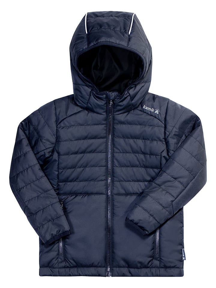 Kamik Całoroczna kurtka pikowana "Neel" w kolorze czarnym rozmiar: 116