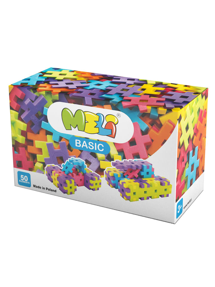 HCM 50-częściowy zestaw klocków "Meli Basic" - 3+ rozmiar: onesize