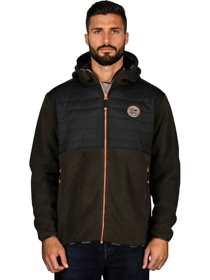 Geographical Norway Kurtka polarowa "Tangus" w kolorze khaki rozmiar: XL