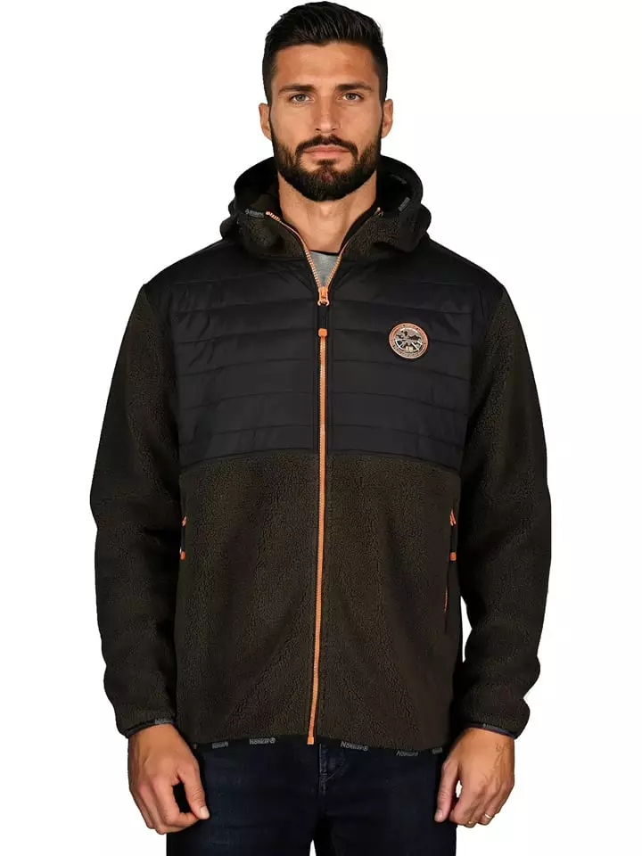 Geographical Norway Kurtka polarowa "Tangus" w kolorze khaki rozmiar: XL
