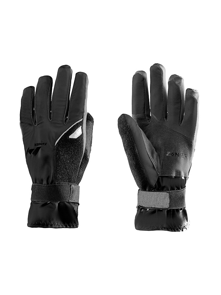 Zanier Rękawice narciarskie "Loipe" w kolorze czarnym rozmiar: 7