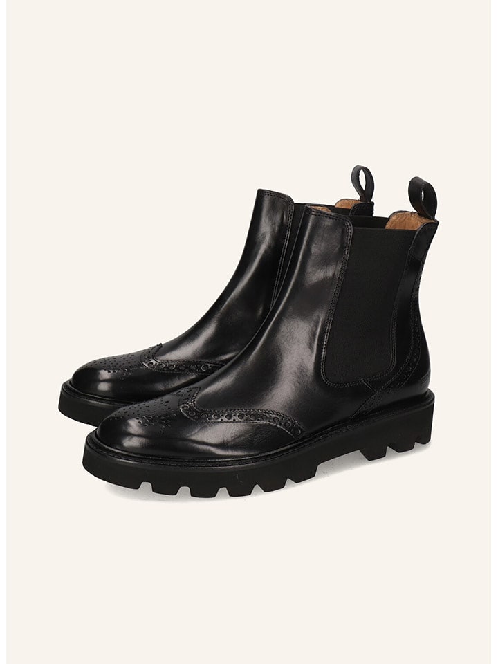 MELVIN & HAMILTON Skórzane sztyblety "Sally 112" w kolorze czarnym rozmiar: 39