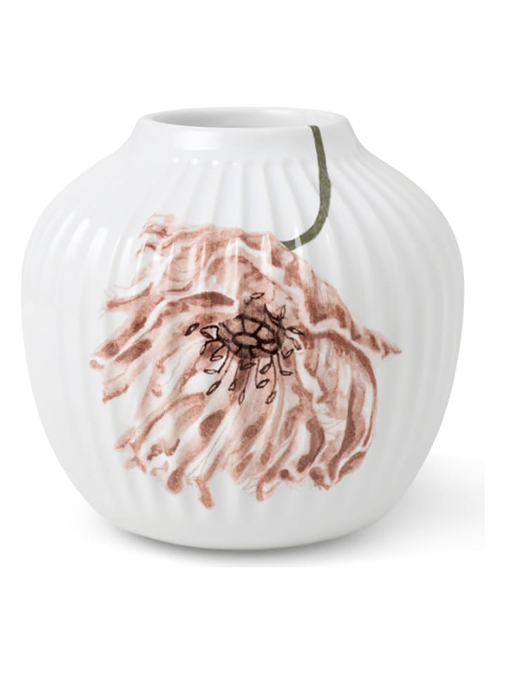 Kähler Wazon "Hammershøi - Poppy" w kolorze biało-jasnoróżowym - wys. 13 cm rozmiar: onesize