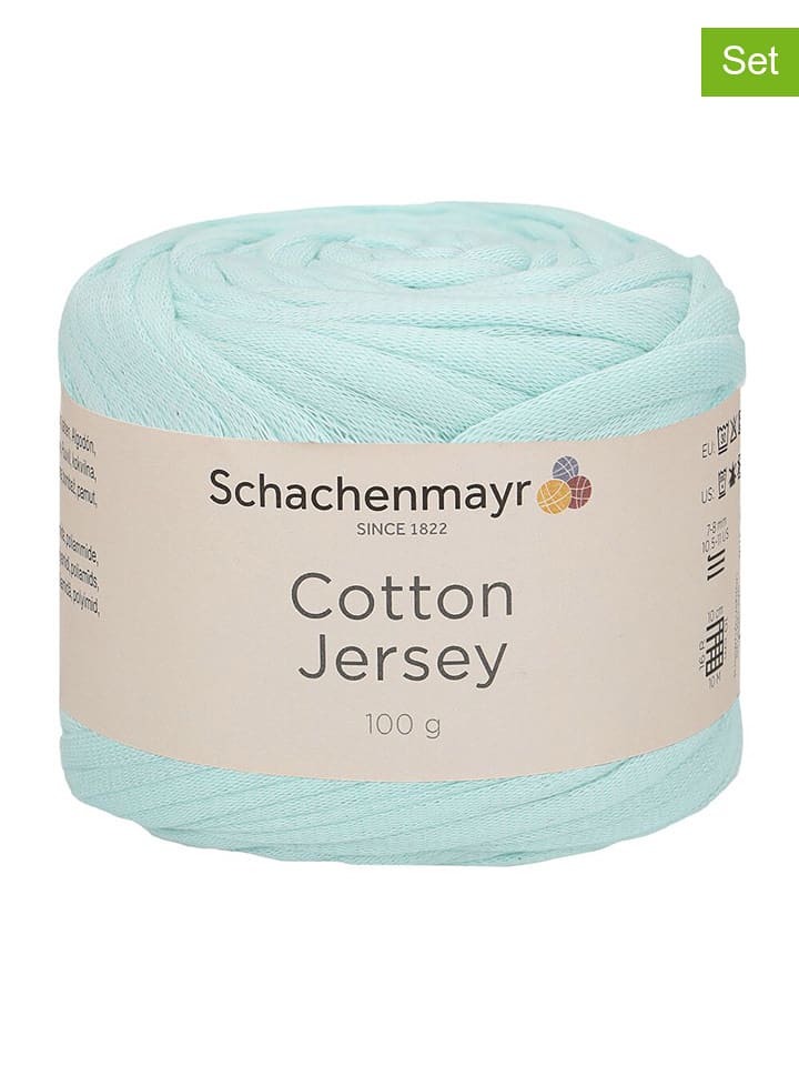 Schachenmayr since 1822 Mieszana przędza bawełniana (9 szt.) w kolorze błękitnym - 9 x 100 g rozmiar: onesize