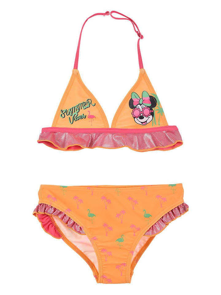 MINNIE MOUSE Bikini "Minnie" w kolorze pomarańczowym rozmiar: 104