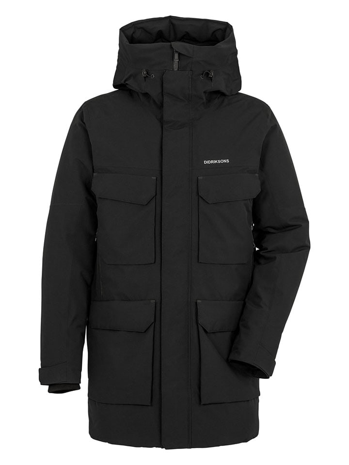 Didriksons Parka "Drew" w kolorze czarnym rozmiar: M