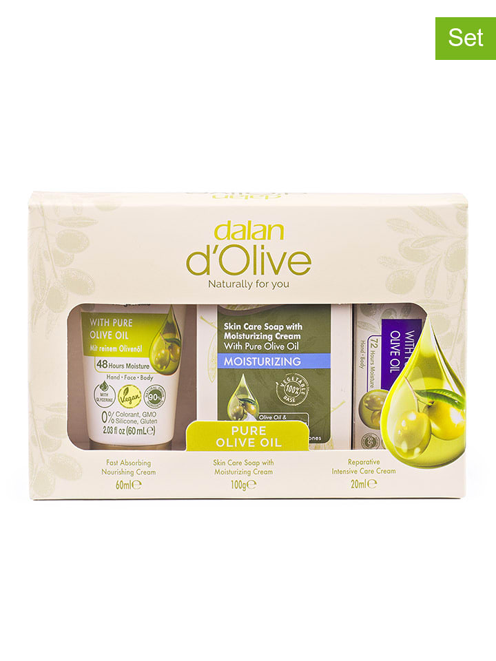 Ottoman 3-częściowy zestaw pielęgnacyjny "d´Olive" rozmiar: onesize