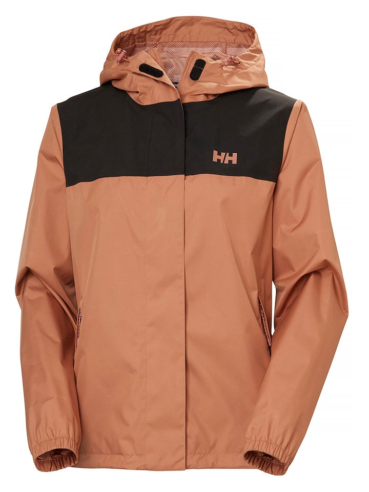 Helly Hansen Kurtka przeciwdeszczowa "Vancouver" w kolorze pomarańczowo-czarnym rozmiar: S