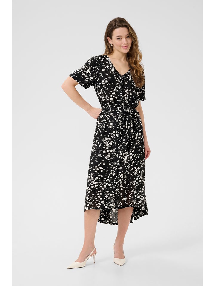 Kaffe Sukienka w kolorze czarno-białym rozmiar: 36