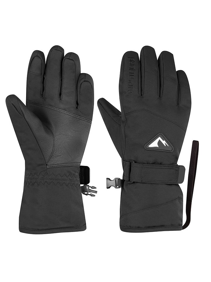 Westfjord Rękawice narciarskie "Snaefell" w kolorze czarnym rozmiar: 10