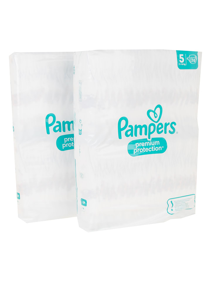 Pampers Pieluszki (152 szt.) "Premium Protection" - rozmiar 5, 11-16 kg rozmiar: onesize