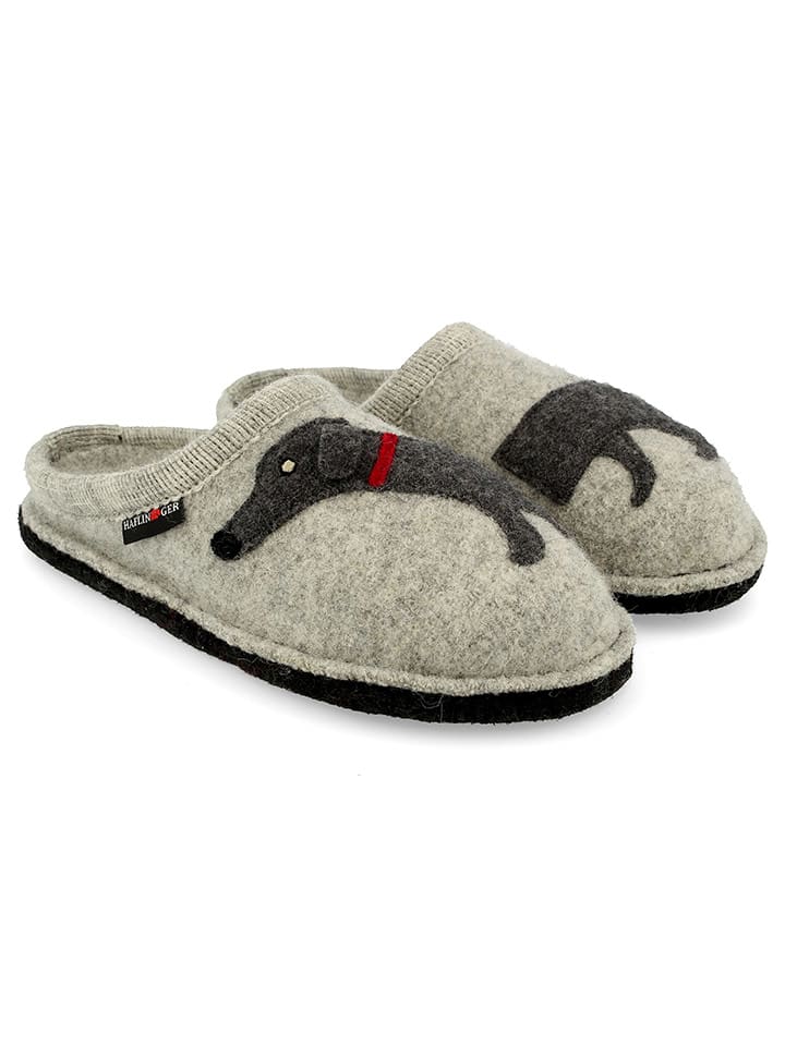HAFLINGER Kapcie w kolorze szarym rozmiar: 36