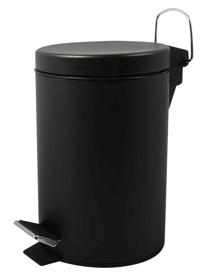 Joybos Kosz łazienkowy w kolorze czarnym - 3 l rozmiar: onesize