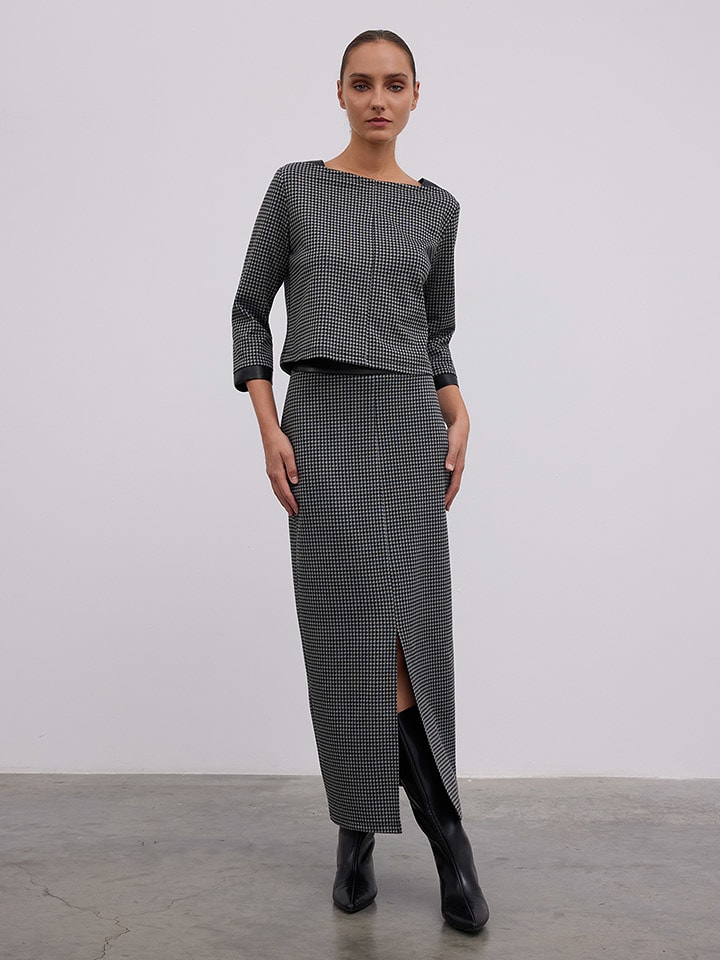 BGN Spódnica w kolorze czarno-szarym rozmiar: 34