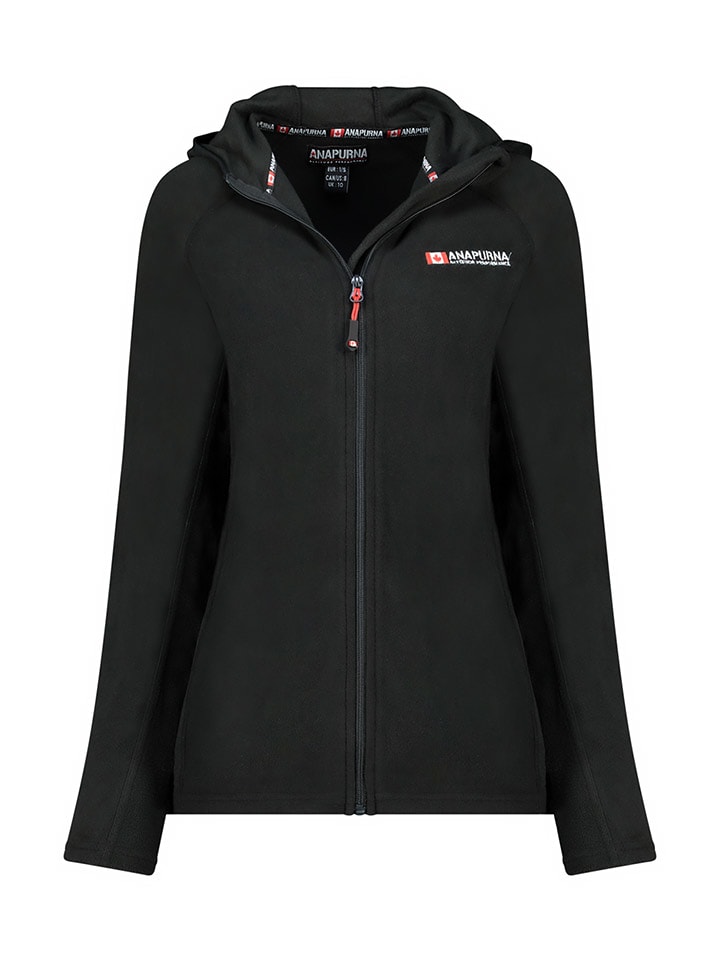 ANAPURNA Kurtka polarowa "Tugoodana" w kolorze czarnym rozmiar: M