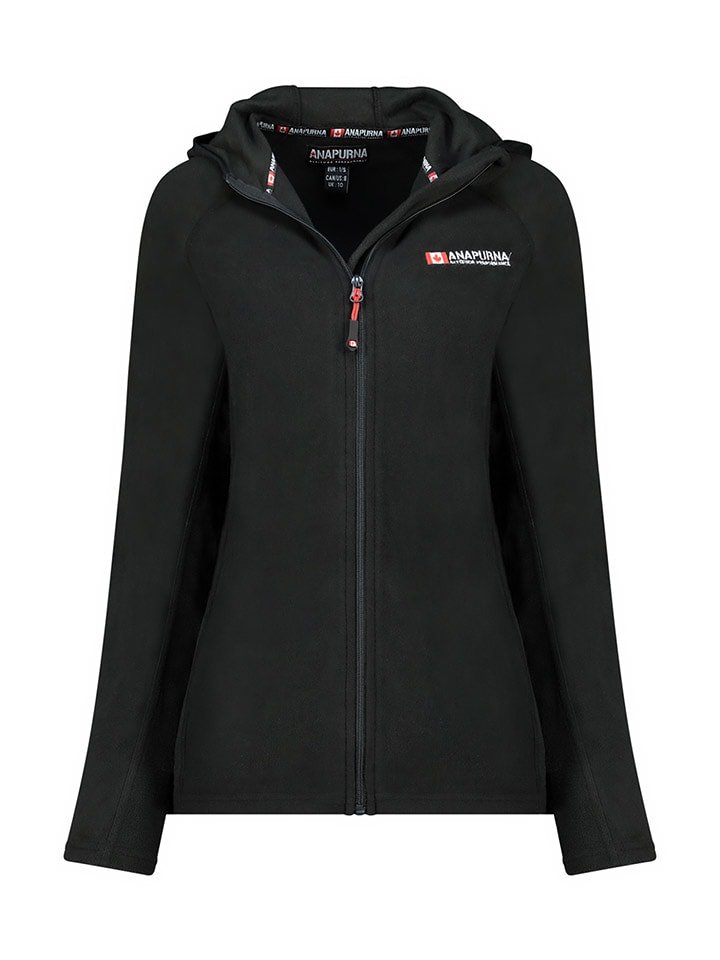 ANAPURNA Kurtka polarowa "Tugoodana" w kolorze czarnym rozmiar: M