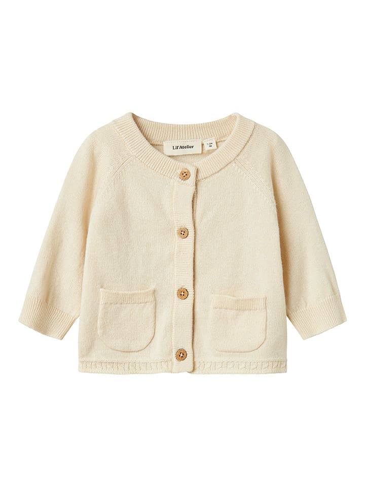 Lil Atelier Kardigan w kolorze beżowym rozmiar: 56