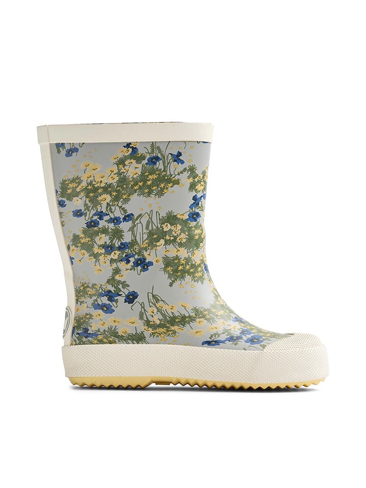 Wheat Kalosze "Muddy" w kolorze niebiesko-zielono-kremowym rozmiar: 35