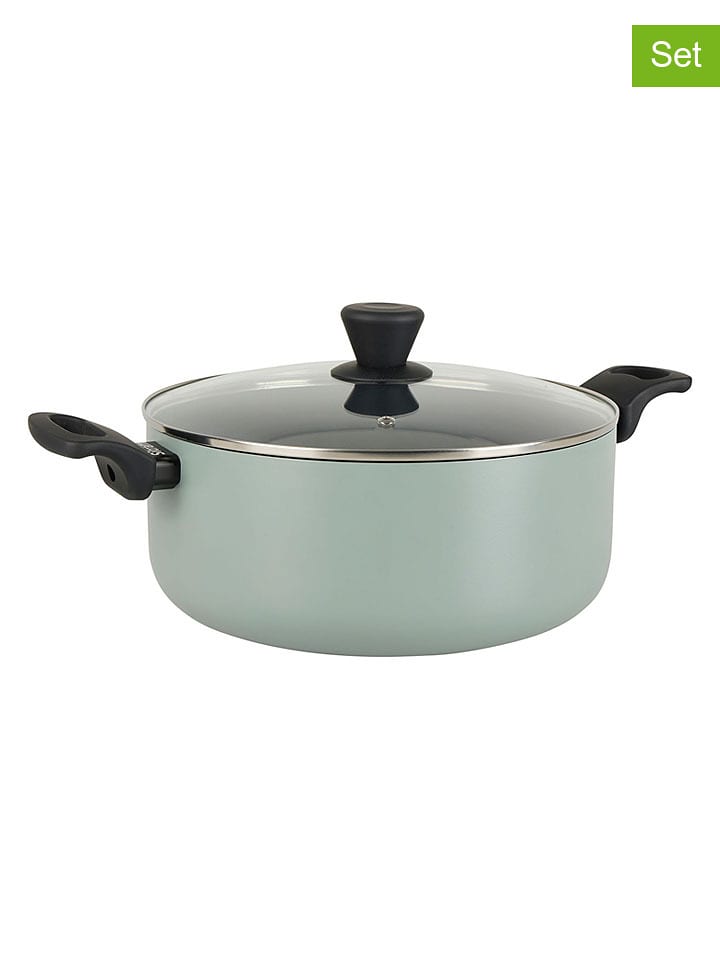 Sitram 2-częściowy zestaw "Evol 24-20" w kolorze miętowym - Ø 28 cm rozmiar: onesize