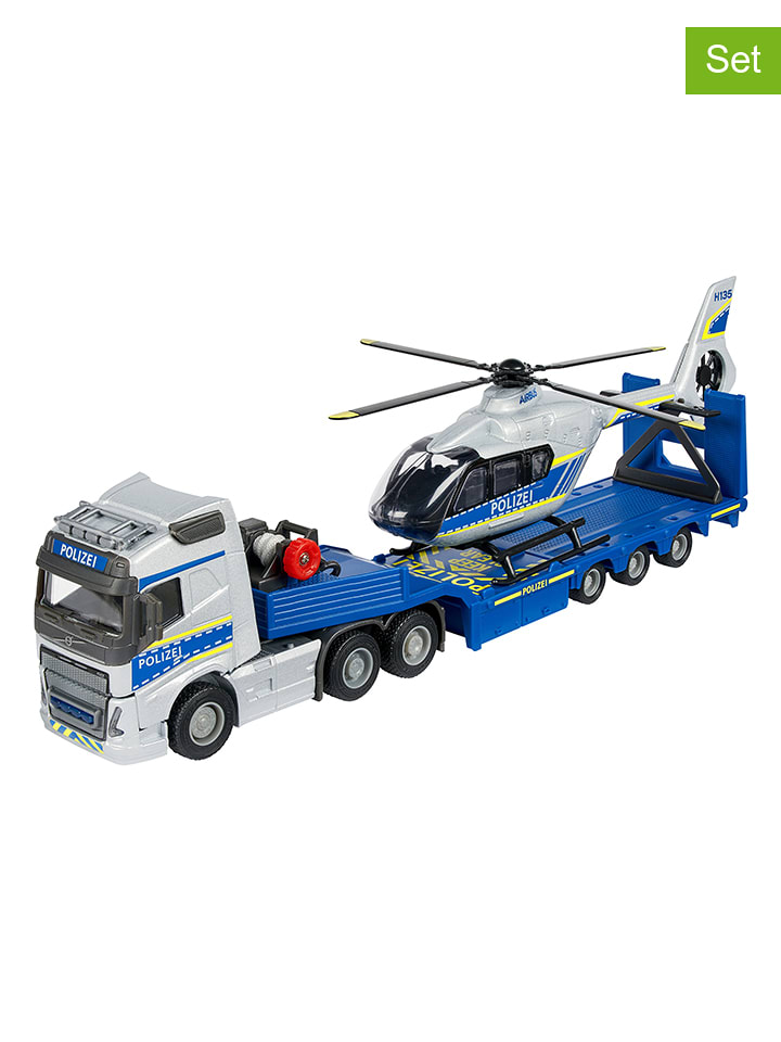 Dickie 2-częściowy zestaw "Volvo Truck" w kolorze szaro-niebieskim - 3+ rozmiar: onesize