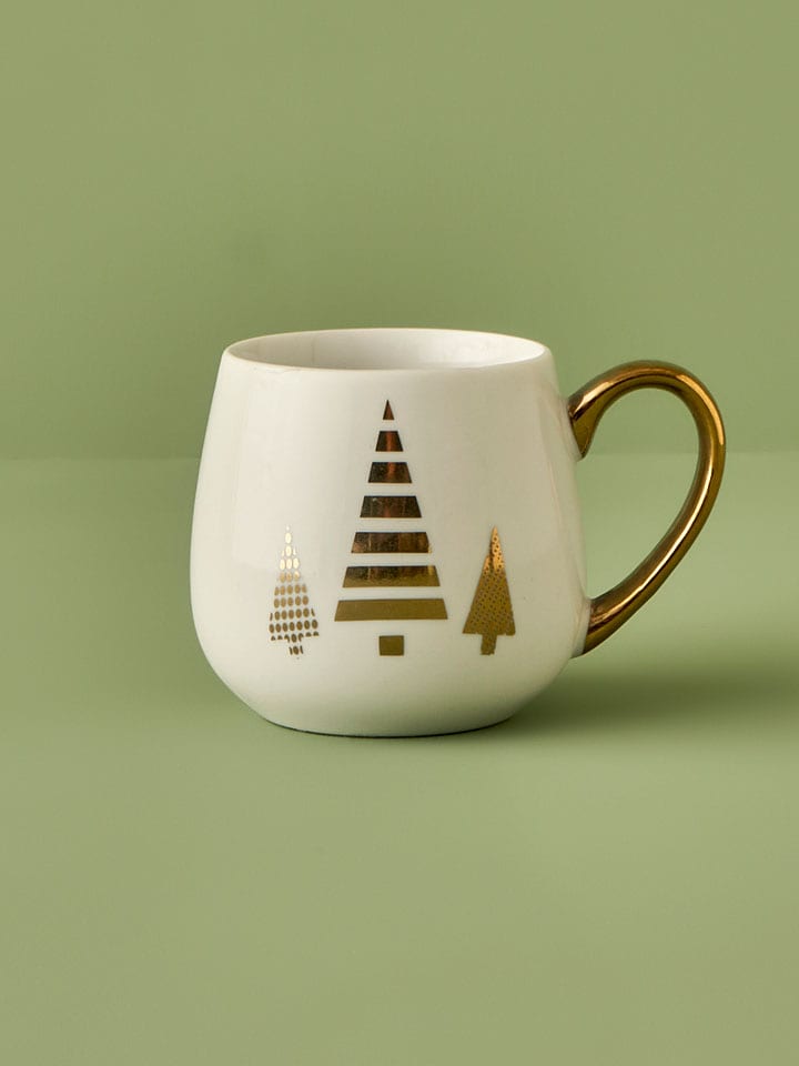 BELLA MAISON Kubek jumbo w kolorze złoto-białym - 375 ml rozmiar: onesize