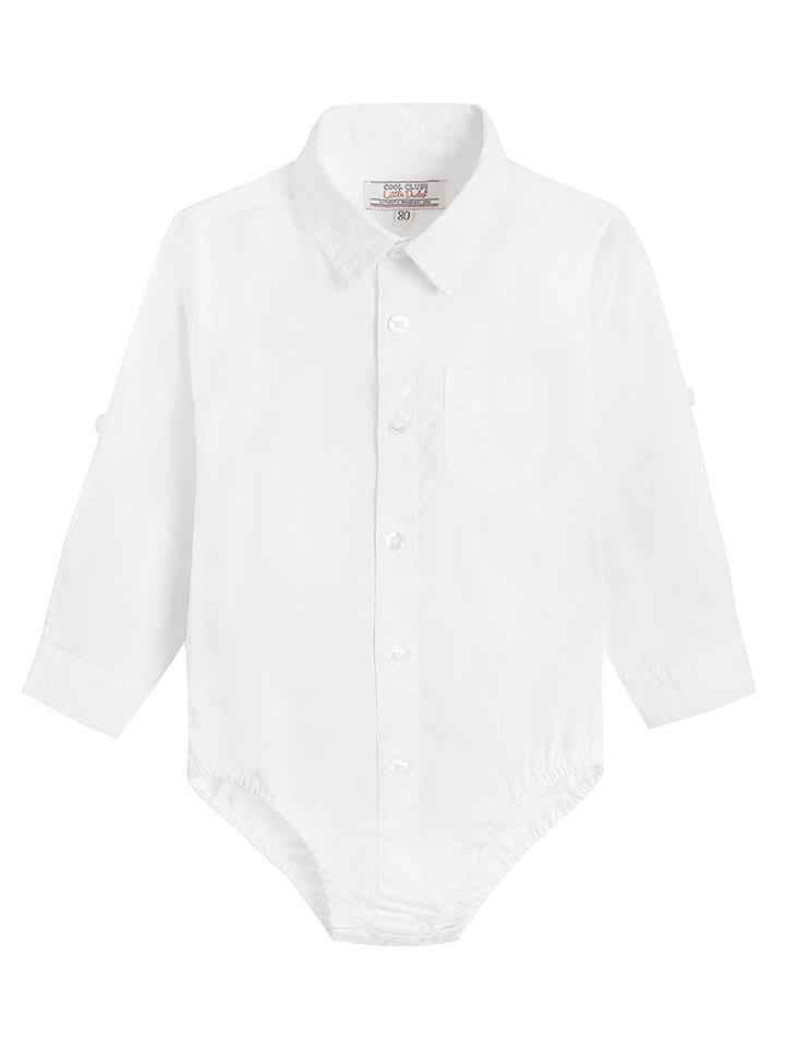 COOL CLUB Body-koszula w kolorze białym rozmiar: 62