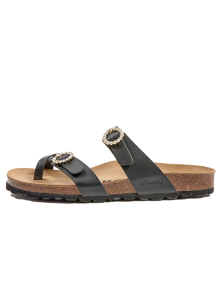 billowy Skórzane japonki w kolorze czarnym rozmiar: 39