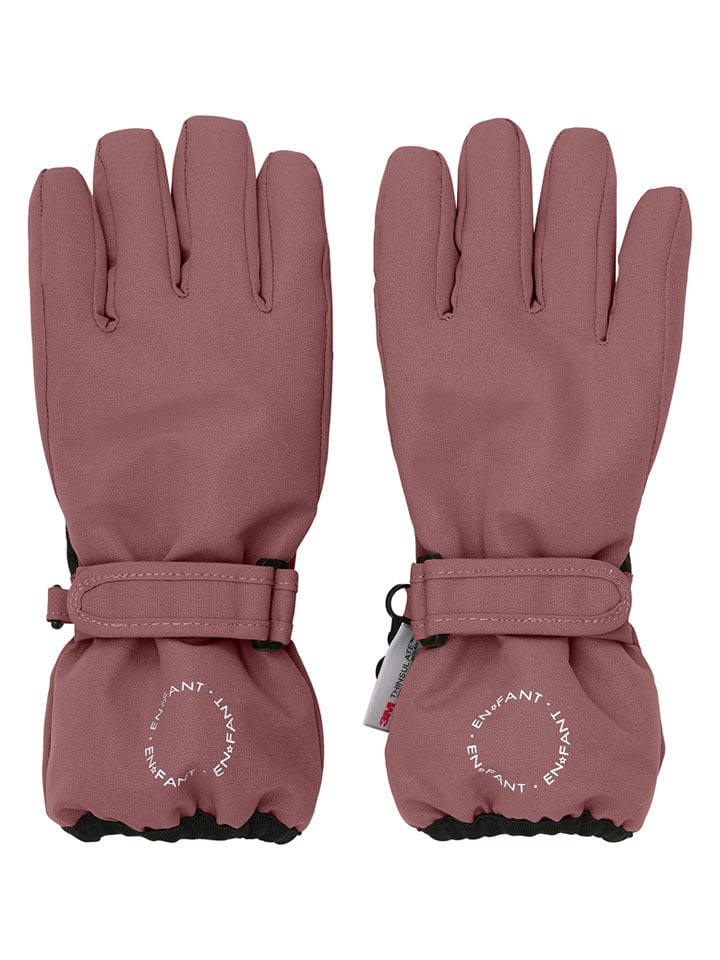 enfant Rękawiczki funkcyjne w kolorze czarno-czerwonym rozmiar: 104-116