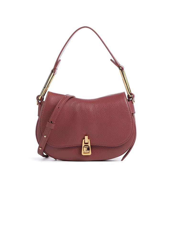 COCCINELLE Skórzana torebka w kolorze bordowym - 22 x 14 x 4 cm rozmiar: onesize