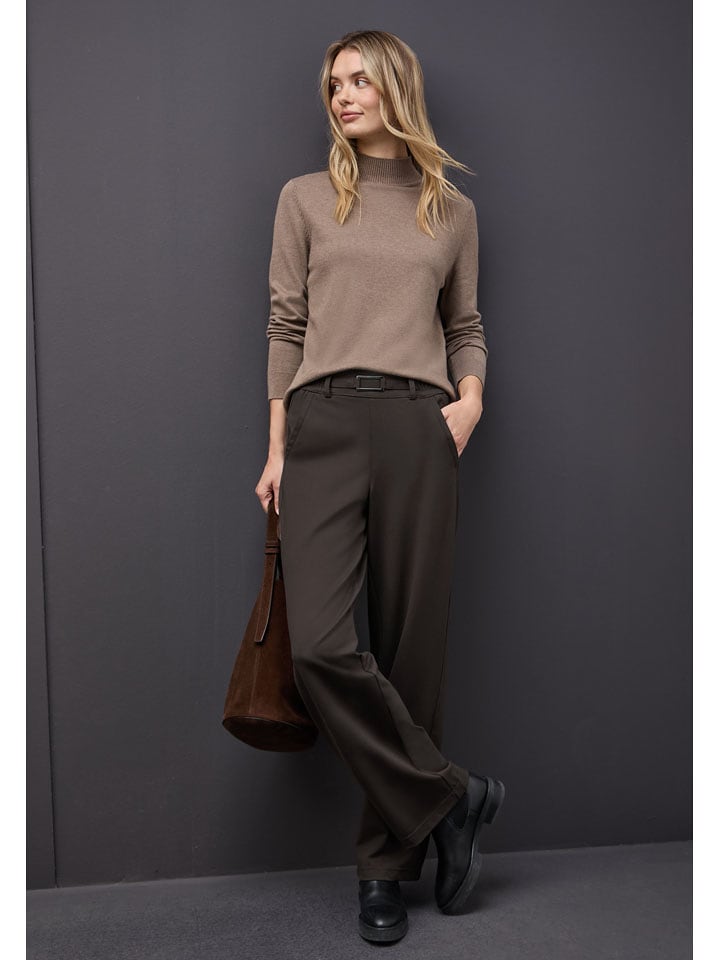 Street One Spodnie w kolorze brązowym rozmiar: 42/L30