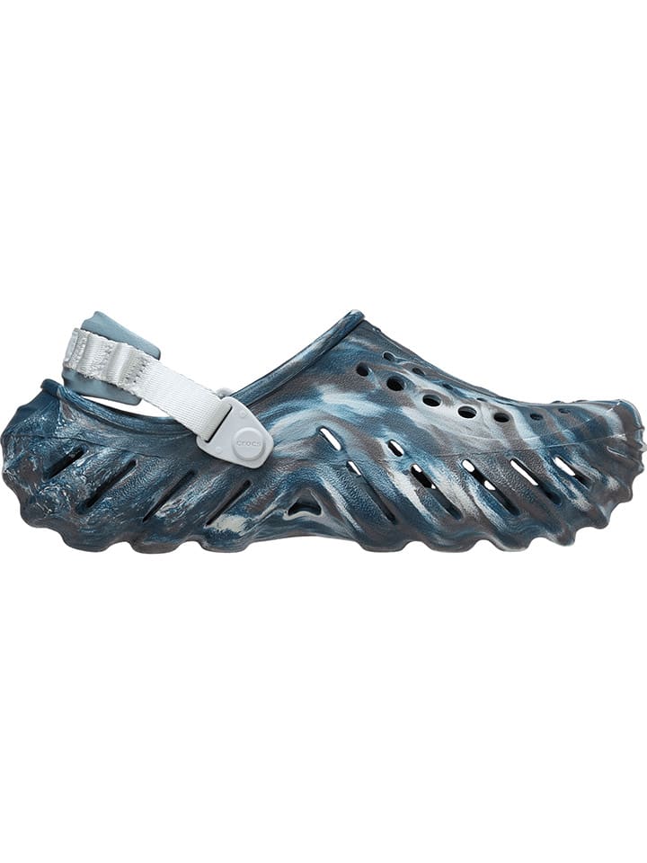 Crocs Chodaki "Echo Marbled" w kolorze niebiesko-szarym rozmiar: 42/43