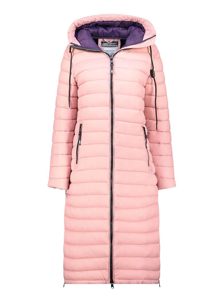 ANAPURNA Płaszcz pikowany "Azulana" w kolorze jasnoróżowym rozmiar: L