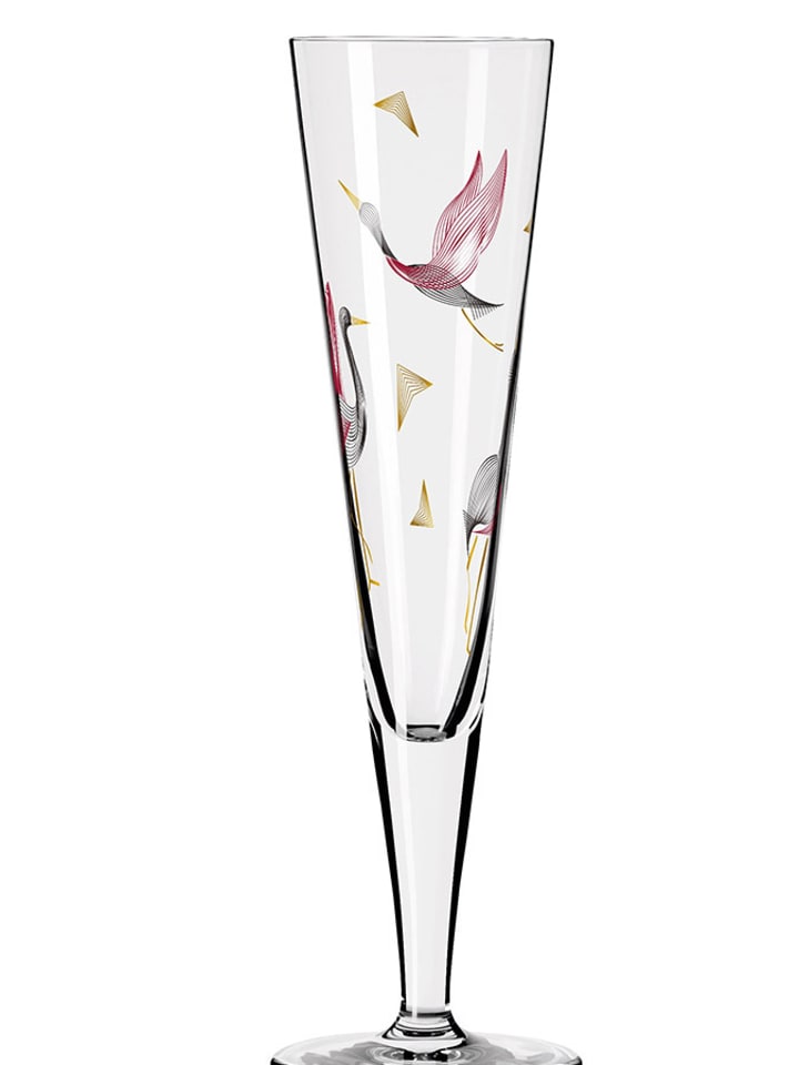 RITZENHOFF Kieliszek w kolorze jasnoróżowym do szampana - 205 ml rozmiar: onesize