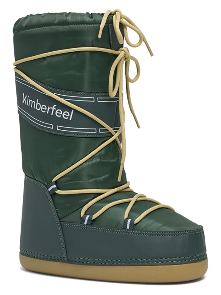 Kimberfeel Kozaki zimowe "Gaia" w kolorze zielonym rozmiar: 35/37