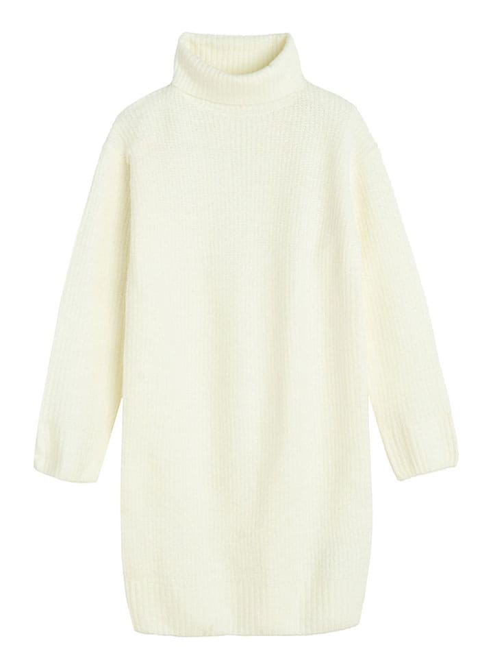 COOL CLUB Sukienka dzianinowa w kolorze kremowym rozmiar: 152